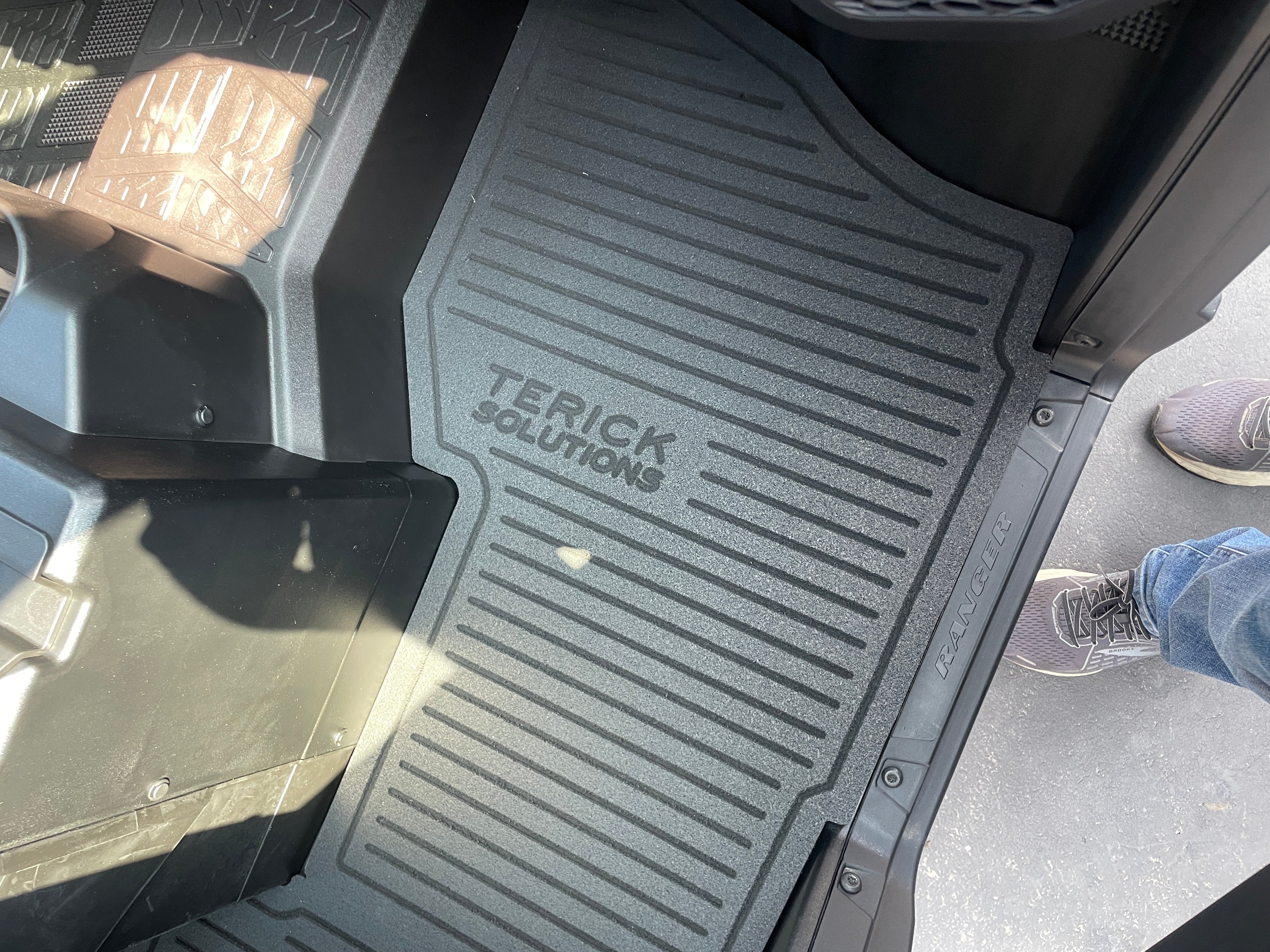 Photo of Polaris Ranger XP 1000 Rubber Floor Mats by Terick Solutions - Premium UTV Rubber floor mats for UTVs / Side by Sides