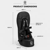 RZR 1000 Bump Seat with Harness - Fits 2014-2023 Models