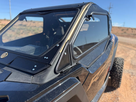 Photo of POLARIS RZR PRO R 2-SEAT 2025+ Cab Enclosure "THE VAULT" Upper Side Doors & Panels (Patent Pending) by Dirt Warrior Accessories - Premium for UTVs / Side by Sides