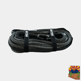 1/2'' x 78' Synthetic Winch Rope with Removable  forged winch hook