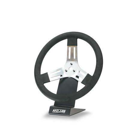 Photo of MOJAB 13" Aluminum Steering Wheel – 3-Bolt Pattern by MOJAB OFFROAD - Premium for UTVs / Side by Sides