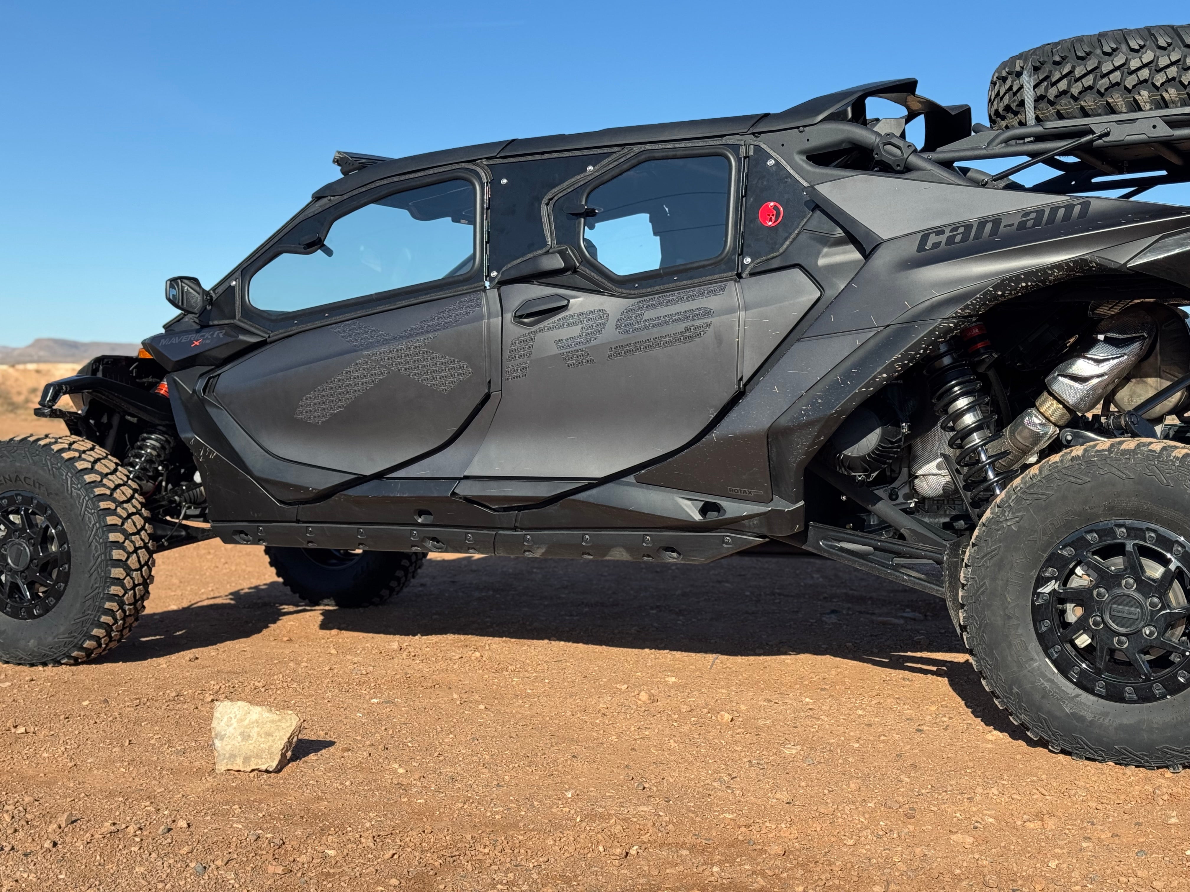 Photo of CANAM MAV R 4-SEAT Cab Enclosure "THE VAULT" Upper Side Doors & Panels (patent pending) by Dirt Warrior Accessories - Premium VAULT for UTVs / Side by Sides