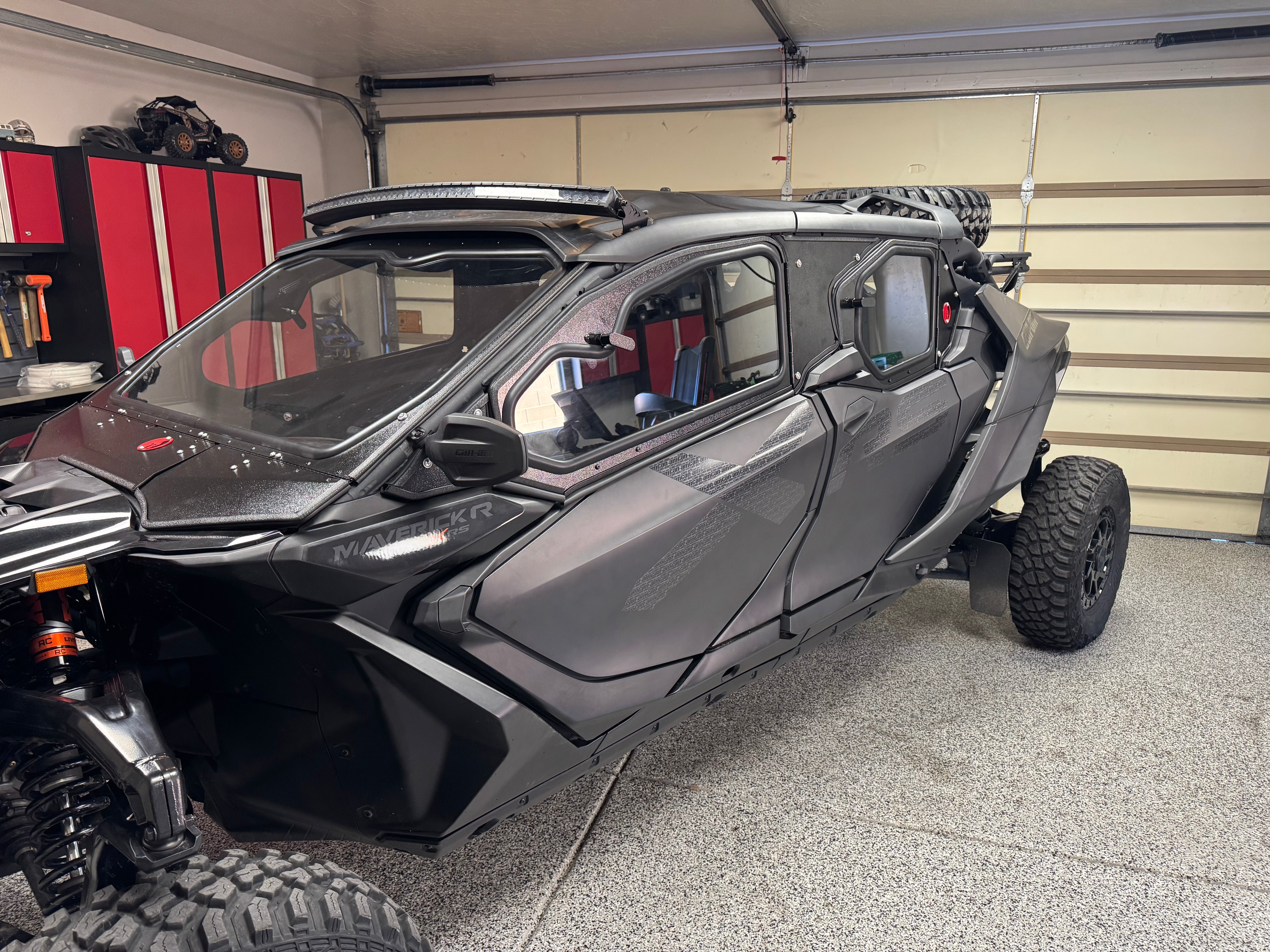 Photo of CANAM MAV R 4-SEAT Cab Enclosure "THE VAULT" Upper Side Doors & Panels (patent pending) by Dirt Warrior Accessories - Premium VAULT for UTVs / Side by Sides
