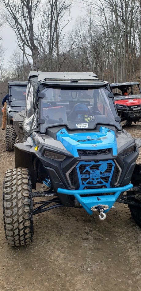 Photo of 1K/TURBO- Race Style Winch Bumper (2019-2023) by L&W Fab - Premium Bumper for UTVs / Side by Sides
