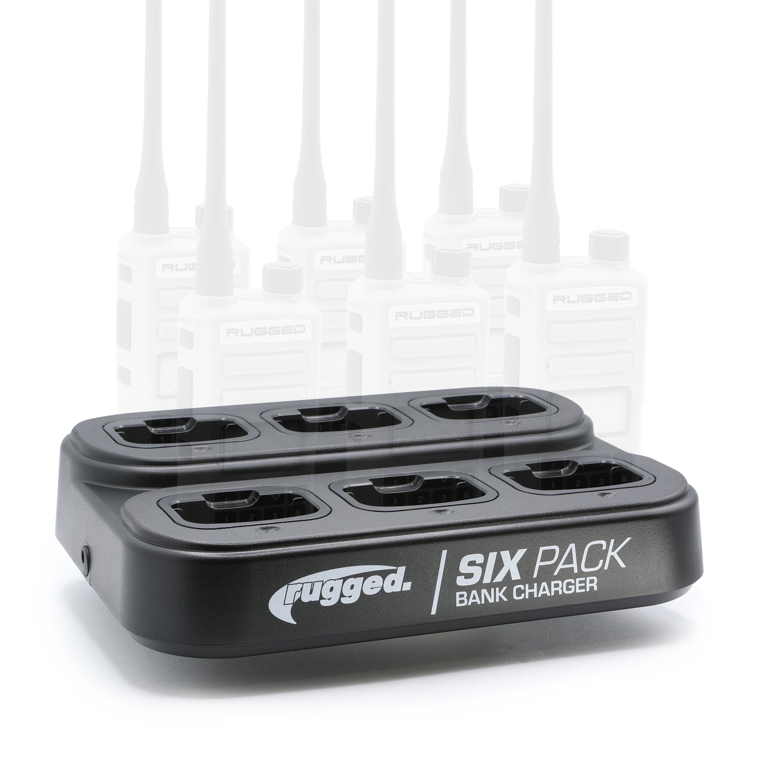 Photo of 6-Pack Bank Charger for Handheld Radios by Rugged Radios - Premium for UTVs / Side by Sides