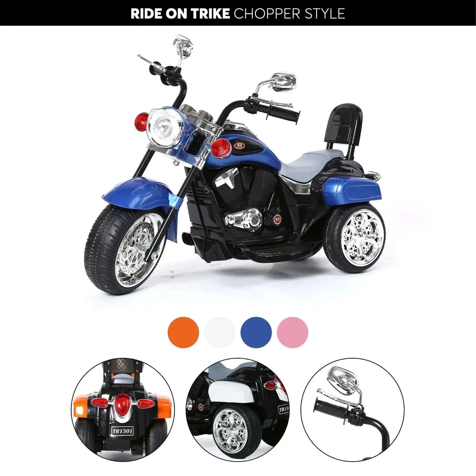 Photo of 6V Freddo Toys Chopper Style Ride on Trike by Freddo Toys - Premium Ride On Cars for UTVs / Side by Sides