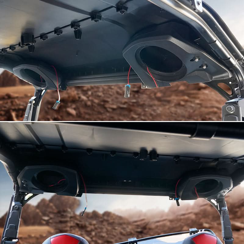 Photo of Rear Roof Speaker Pods for Polaris General 1000 / XP 1000 by Kemimoto - Premium for UTVs / Side by Sides