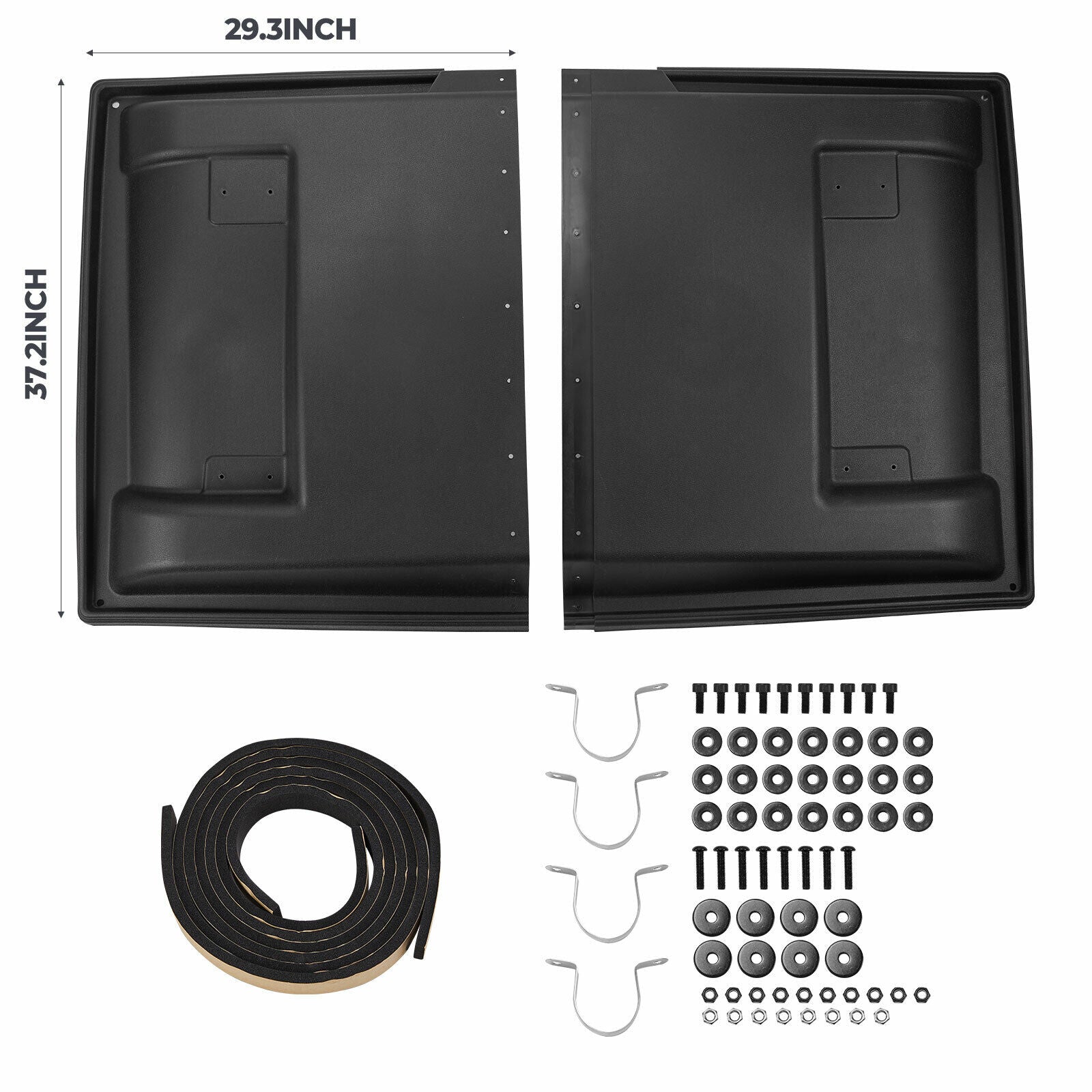 Photo of Hard Roof Top for Kawasaki Mule 2010 2510 3010 4010 by Kemimoto - Premium for UTVs / Side by Sides