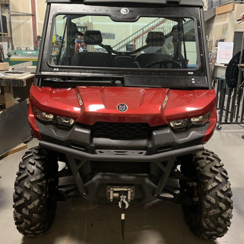 Can-Am Defender 2015+ Full Glass Windshield with Vents