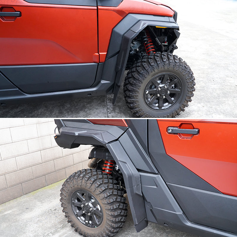 Photo of Front and Rear Fender Flares for Polaris Xpedition XP XP5/ ADV ADV5 2024+ by Kemimoto - Premium for UTVs / Side by Sides