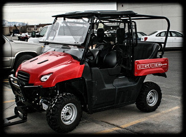 Photo of Honda Big Red Backseat and Roll Cage Kit (2009-2013) by UTV Mountain Accessories - Premium Roll Cages for UTVs / Side by Sides