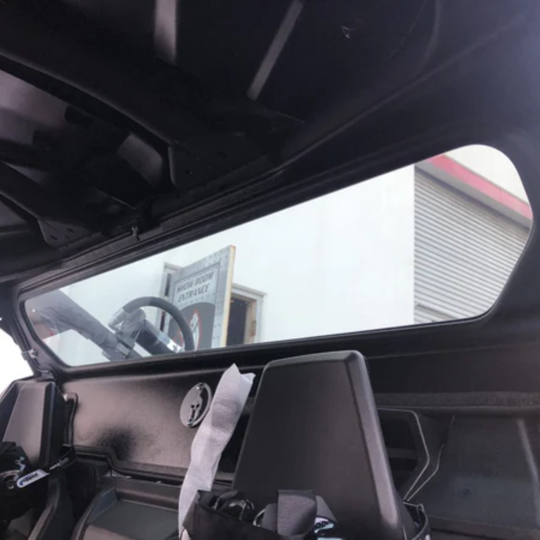 Photo of Can-Am Maverick X3 Rear Windshield (2016+) by Dirt Warrior Accessories - Premium Windshields for UTVs / Side by Sides