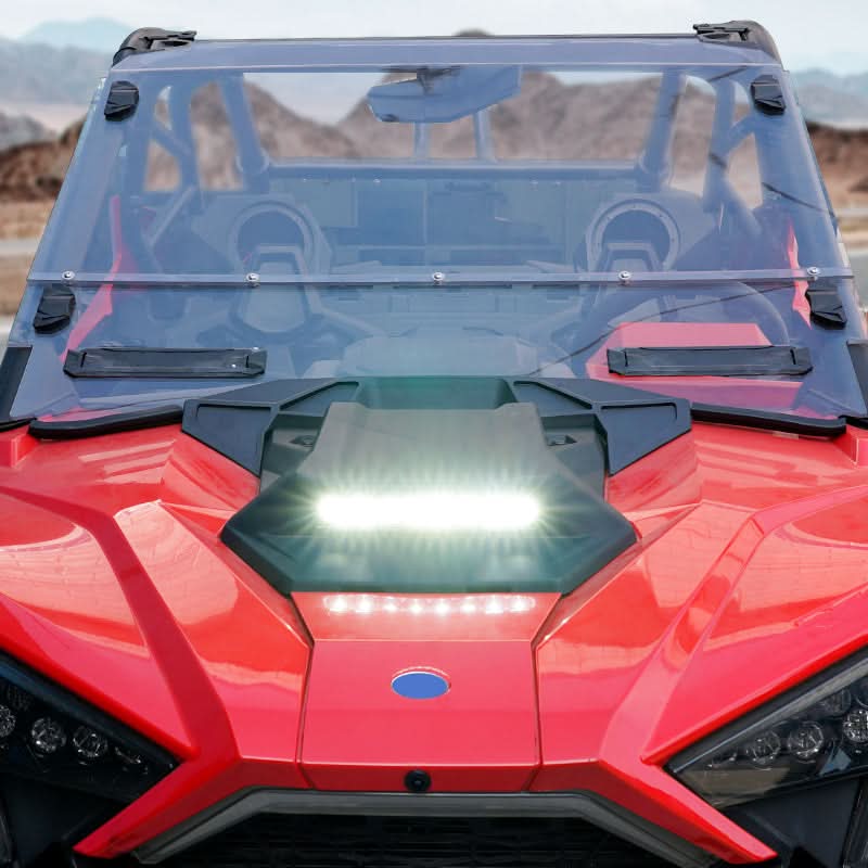 Photo of Kemimoto Hood Scoop with LED Spotlight for Polaris RZR PRO XP/ XP4 by Kemimoto - Premium for UTVs / Side by Sides