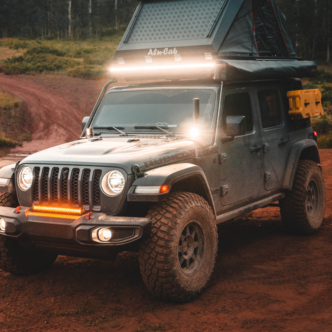 Photo of Jeep Gladiator Sport LED Fog Light Kit (2018+) - Plastic Bumper by Heretic Studio Dealer Portal - Premium for UTVs / Side by Sides