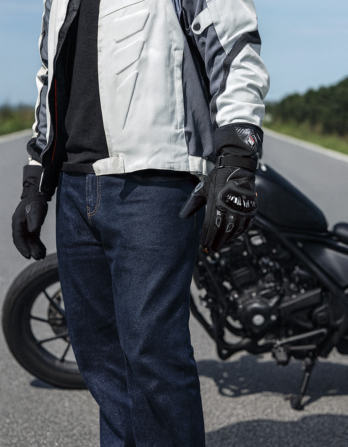 Photo of Motorcycle Winter Warm Gloves by Kemimoto - Premium for UTVs / Side by Sides