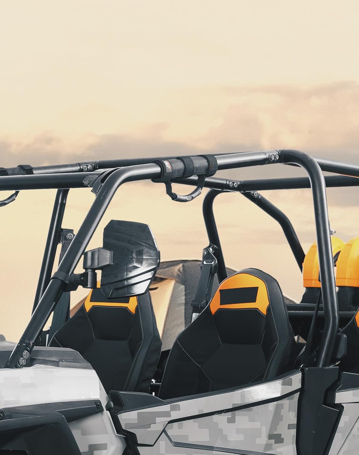 Photo of UTV Grab Handles for 1.5-2 inch Round Bar Cage (4 Packs) by Kemimoto - Premium for UTVs / Side by Sides