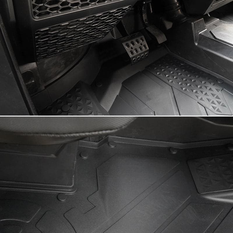 Photo of TPE Floor Mats for Polaris Ranger XD 1500 2024+ by Kemimoto - Premium for UTVs / Side by Sides