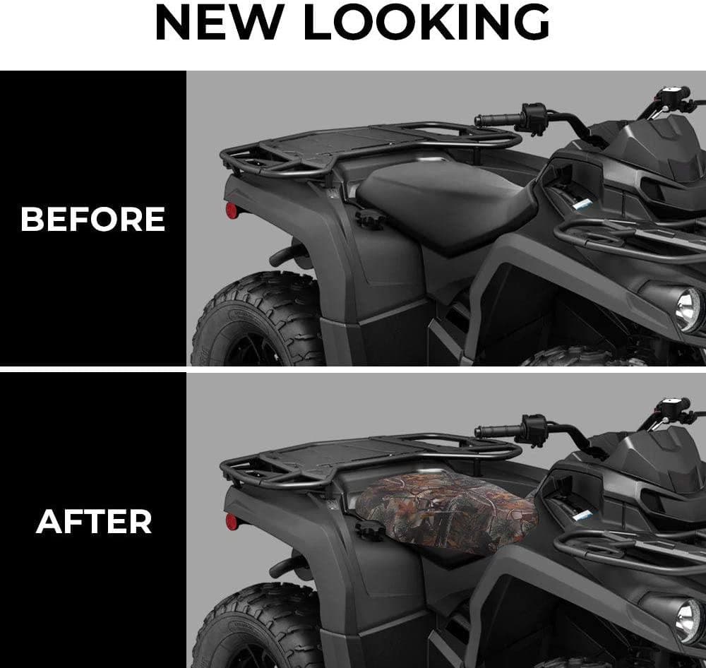 Photo of Waterproof ATV Seat Covers Fit Sportsman, Grizzly, Foreman, kfx by Kemimoto - Premium for UTVs / Side by Sides