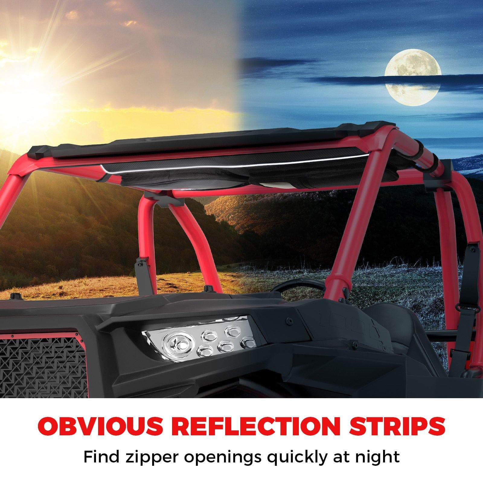 Photo of Roof Overhead Storage Bag for Polaris RZR XP 1000 / S 1000 by Kemimoto - Premium for UTVs / Side by Sides