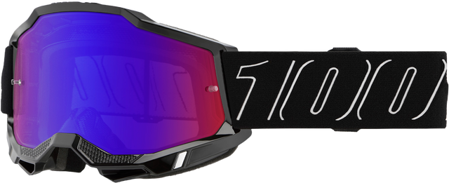 Photo of ACCURI 2 GOGGLE BLACKLINE MIRROR RED/BLUE LENS by 100-PERCENT - Premium Eyewear for UTVs / Side by Sides
