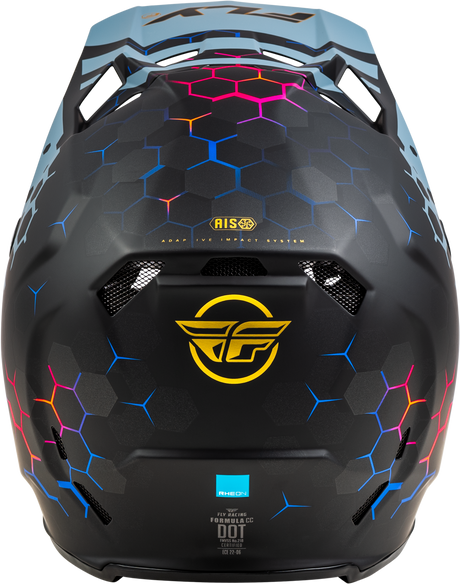 Photo of FORMULA CC TEKTONIC HELMET MATTE BLACK/SLATE/BLUE XL by FLY RACING - Premium Helmets for UTVs / Side by Sides