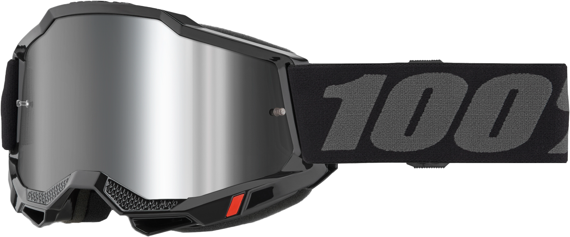Photo of ACCURI 2 GOGGLE BLACK MIRROR SILVER LENS by 100-PERCENT - Premium Eyewear for UTVs / Side by Sides