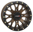 Photo of SYSTEM 3 ST3 WHEEL 14X7 5+2 (+30MM) 4/137 MATTE BRONZE/BLACK by SYSTEM 3 - Premium Wheels for UTVs / Side by Sides
