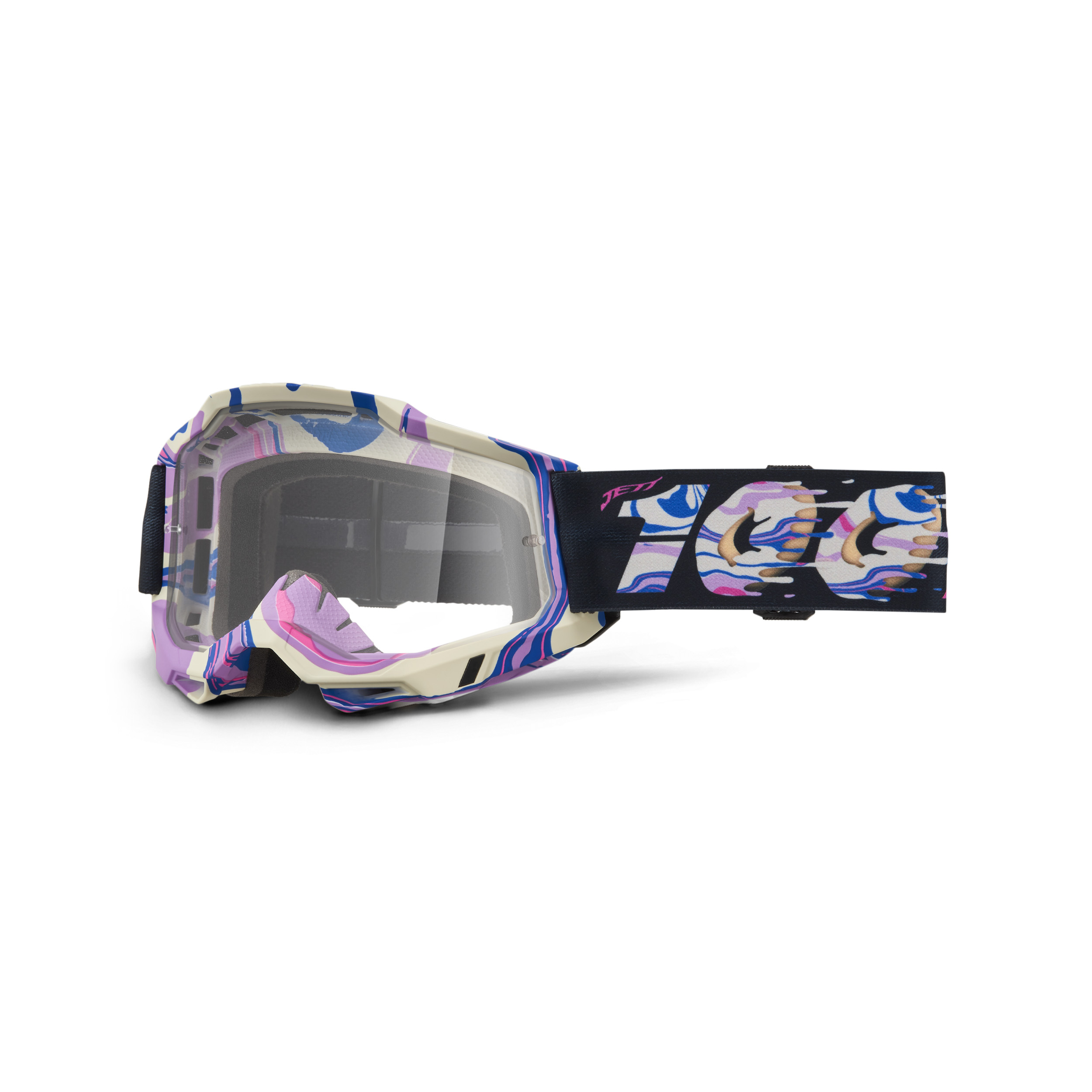 Photo of ACCURI 2 GOGGLE 2/PK LE JETT LAWRENCE DONUT - MIRROR by 100-PERCENT - Premium Eyewear for UTVs / Side by Sides