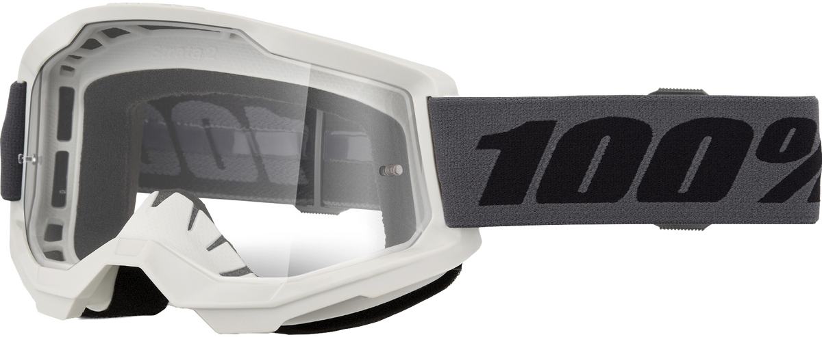 100% Strata 2 Goggles - Grey Clear Lens