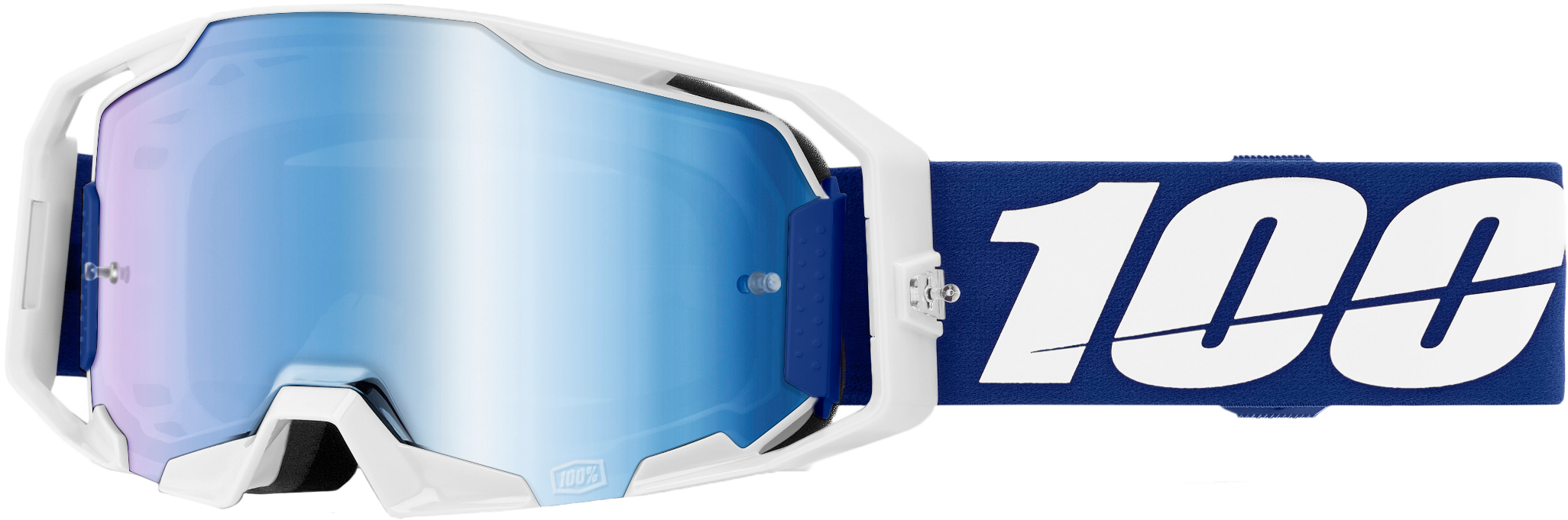Photo of ARMATIC GOGGLE BLUE MIRROR BLUE LENS by 100-PERCENT - Premium Eyewear for UTVs / Side by Sides