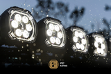 HEXCORE Universal 6" LED Pod Lights, Driving Beam Amber & White (Pair) | STL6PDL