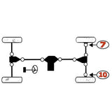Suzuki Final Drive Shaft U-Joint Set - product view 4