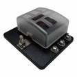 50 Caliber Racing 6 Way 12V Circuit Screw Fuse Block - LED Indicators