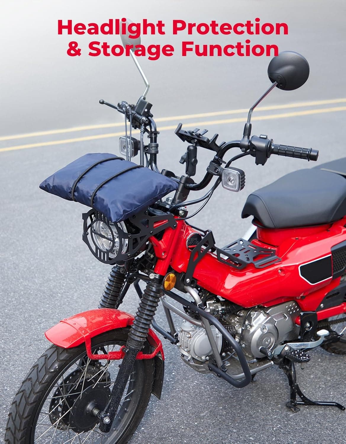 Photo of Headlight Guard Front Rack for CT125 Trail 125 2020-2024 by Kemimoto - Premium for UTVs / Side by Sides