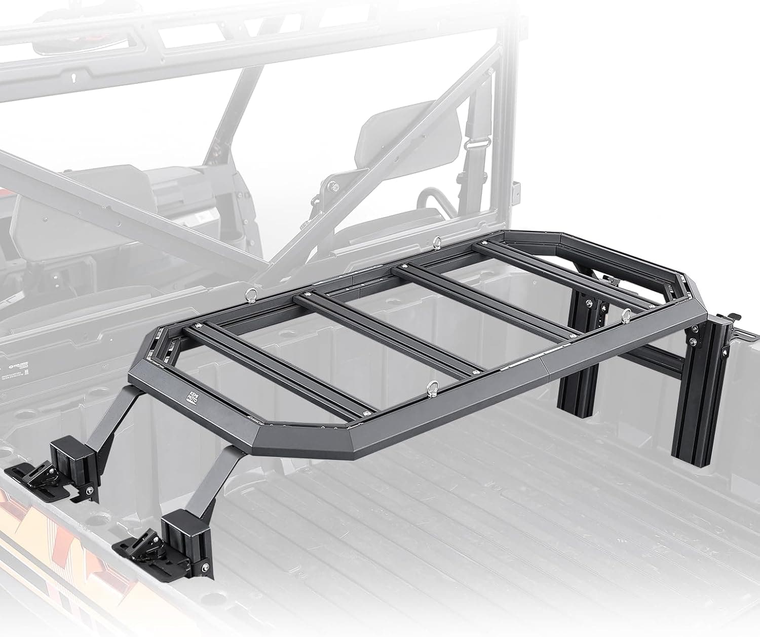 Photo of Rear Rack for Polaris Ranger 1000/ XP 1000/ Ranger Diesel by Kemimoto - Premium for UTVs / Side by Sides