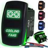 Waterproof Funny Rocker Switch - 12V ON/Off, LED Backlit with Custom Etched Design | R1 Industries