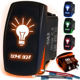 Waterproof Funny Rocker Switch - 12V ON/Off, LED Backlit with Custom Etched Design | R1 Industries