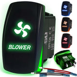 Waterproof Funny Rocker Switch - 12V ON/Off, LED Backlit with Custom Etched Design | R1 Industries