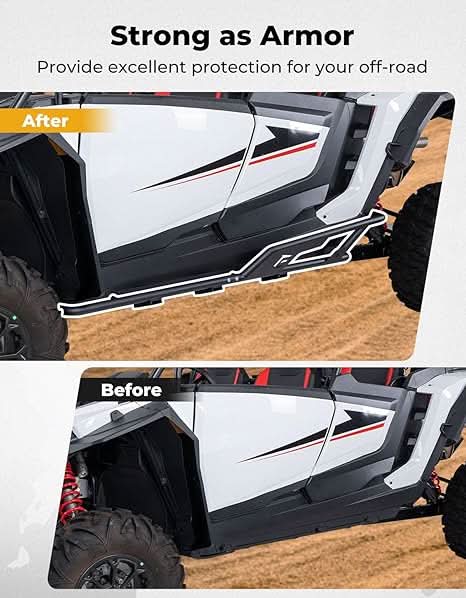 Photo of Nerf Bars Rock Sliders for Polaris RZR XP 1000/ XP 4 1000 2024-2025 by Kemimoto - Premium for UTVs / Side by Sides