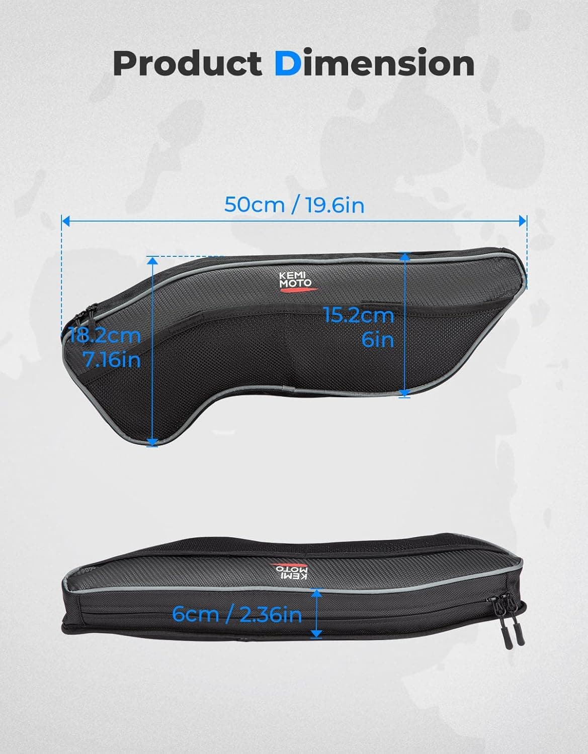 Photo of Kemimoto Front Upper Door Bags for Polaris General 1000/4 1000 2016-2024, 2PCS by Kemimoto - Premium for UTVs / Side by Sides