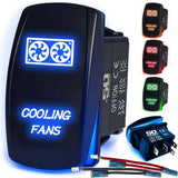 Waterproof Funny Rocker Switch - 12V ON/Off, LED Backlit with Custom Etched Design | R1 Industries