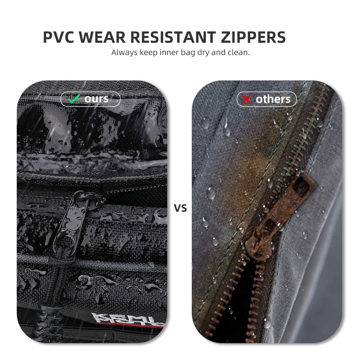 Photo of Kemimoto Front Door Bags with Removable Knee Pad for RZR PRO XP 2020-2024 by Kemimoto - Premium for UTVs / Side by Sides