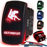 Waterproof Funny Rocker Switch - 12V ON/Off, LED Backlit with Custom Etched Design | R1 Industries