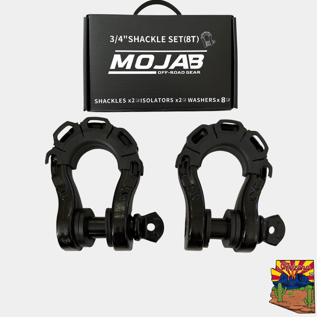 3/4'' Heavy duty Steel Shackle set (8T).