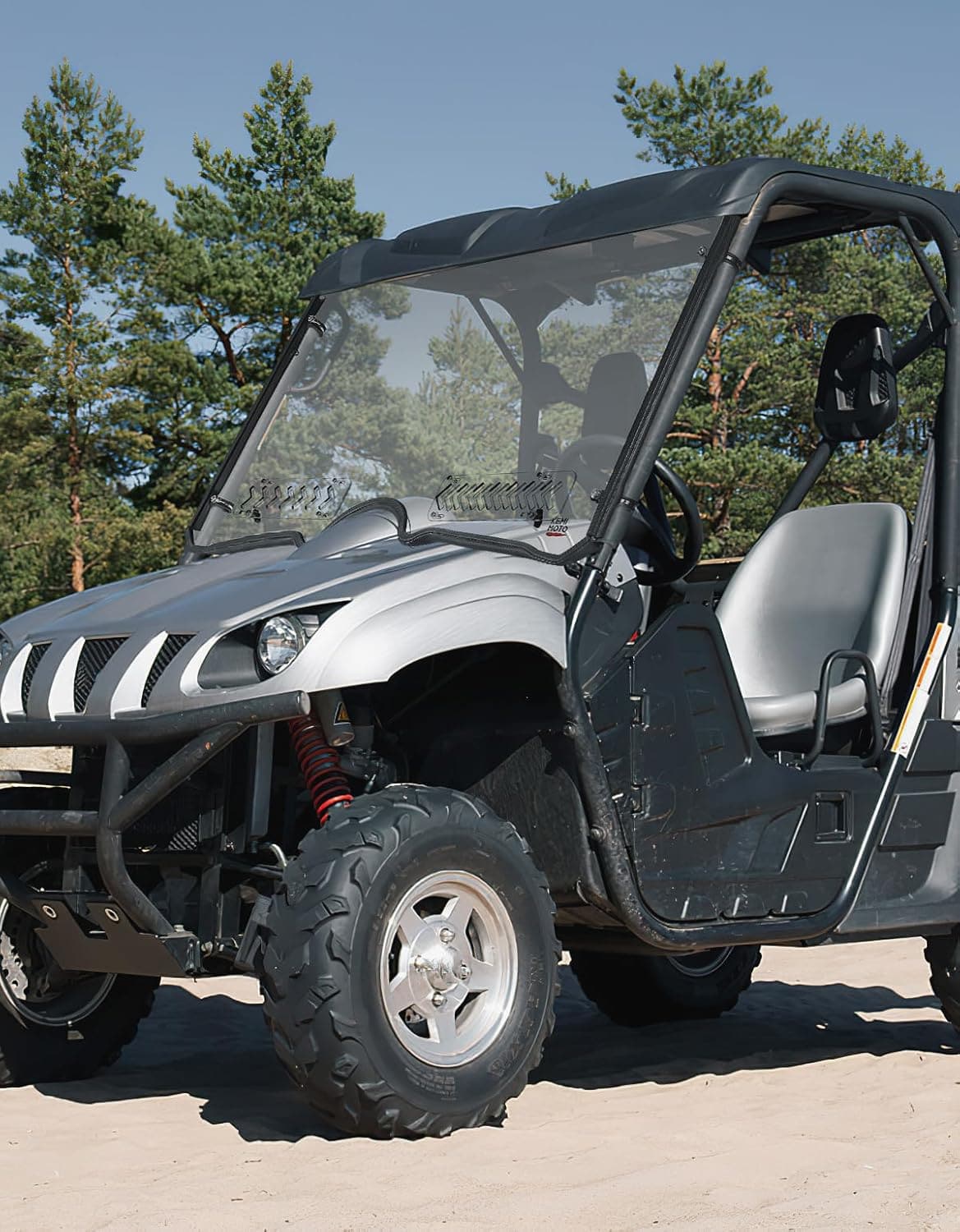 Photo of Kemimoto Full Windshield for Rhino 450 /660 /700 2004-2013 by Kemimoto - Premium for UTVs / Side by Sides
