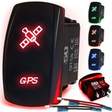 Waterproof Funny Rocker Switch - 12V ON/Off, LED Backlit with Custom Etched Design | R1 Industries