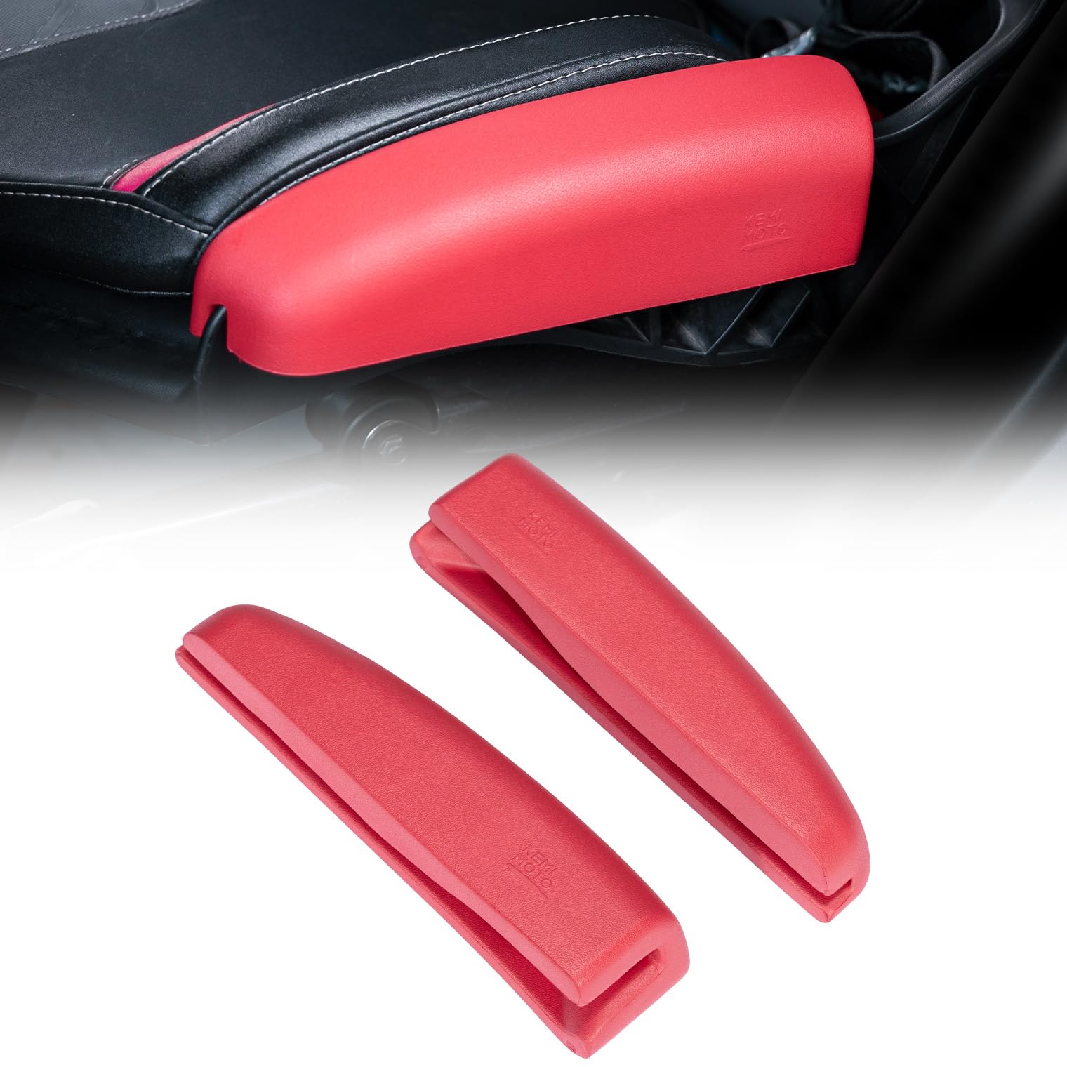 Photo of UTV Seat Side Cushions – Fits 2017–2025 Can-Am Maverick X3 MAX & Maverick R, PU Foam Thigh Suppor by Kemimoto - Premium for UTVs / Side by Sides