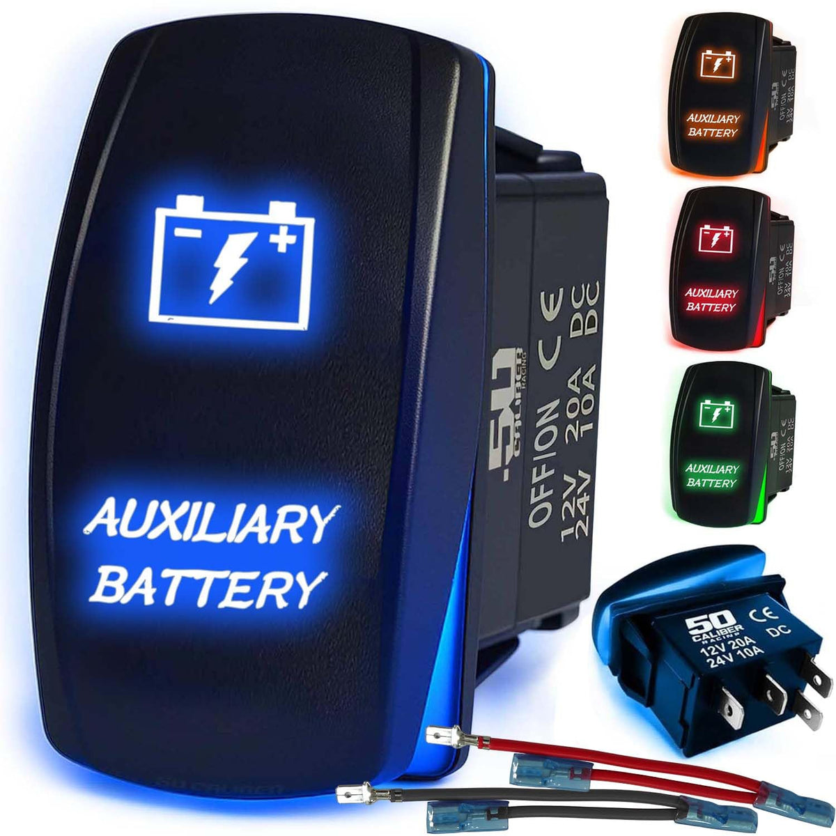 Waterproof Funny Rocker Switch - 12V ON/Off, LED Backlit with Custom Etched Design | R1 Industries