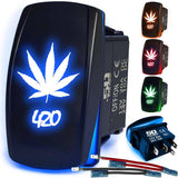 Waterproof Funny Rocker Switch - 12V ON/Off, LED Backlit with Custom Etched Design | R1 Industries