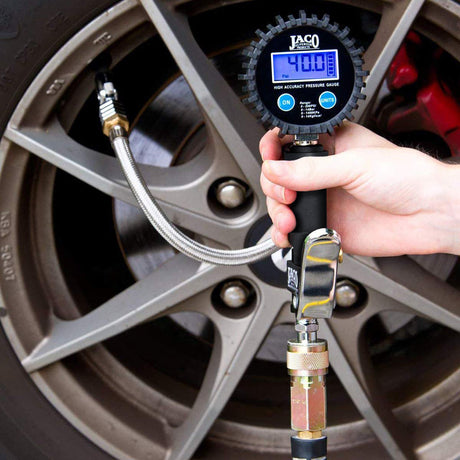 Photo of FlowPro® Digital Tire Inflator with Pressure Gauge - 200 PSI by JACO - Premium Tire Inflator Gauge for UTVs / Side by Sides
